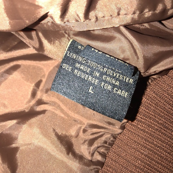 LEATHER BROWN CUTE CROPPED JACKET - Picture 4 of 4